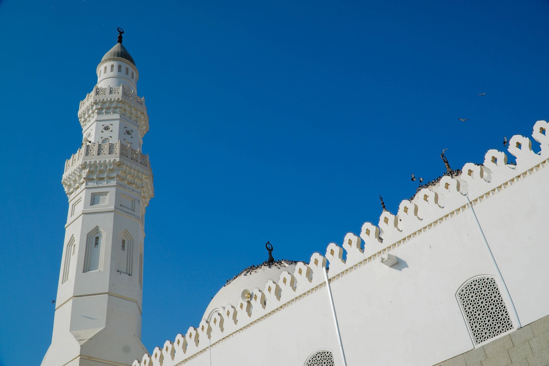 Die Qubāʾ-Moschee in Medina.