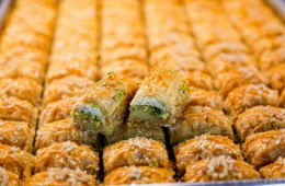 frisches Baklava aus der Türkei