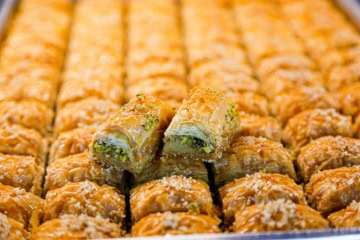 frisches Baklava aus der Türkei