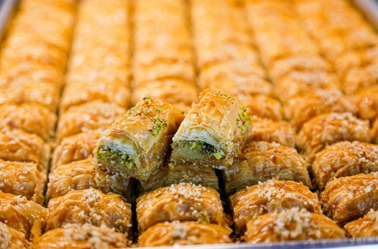 frisches Baklava aus der Türkei