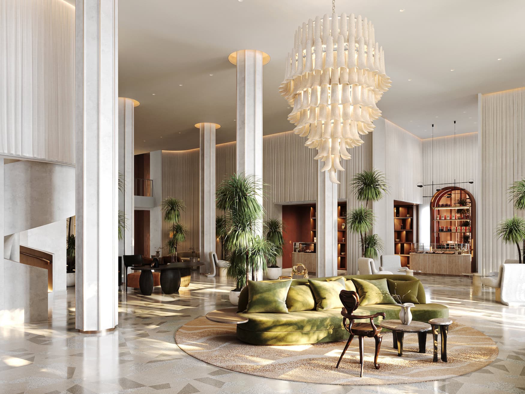 Eingang des neuen Delano South Beach in Miami