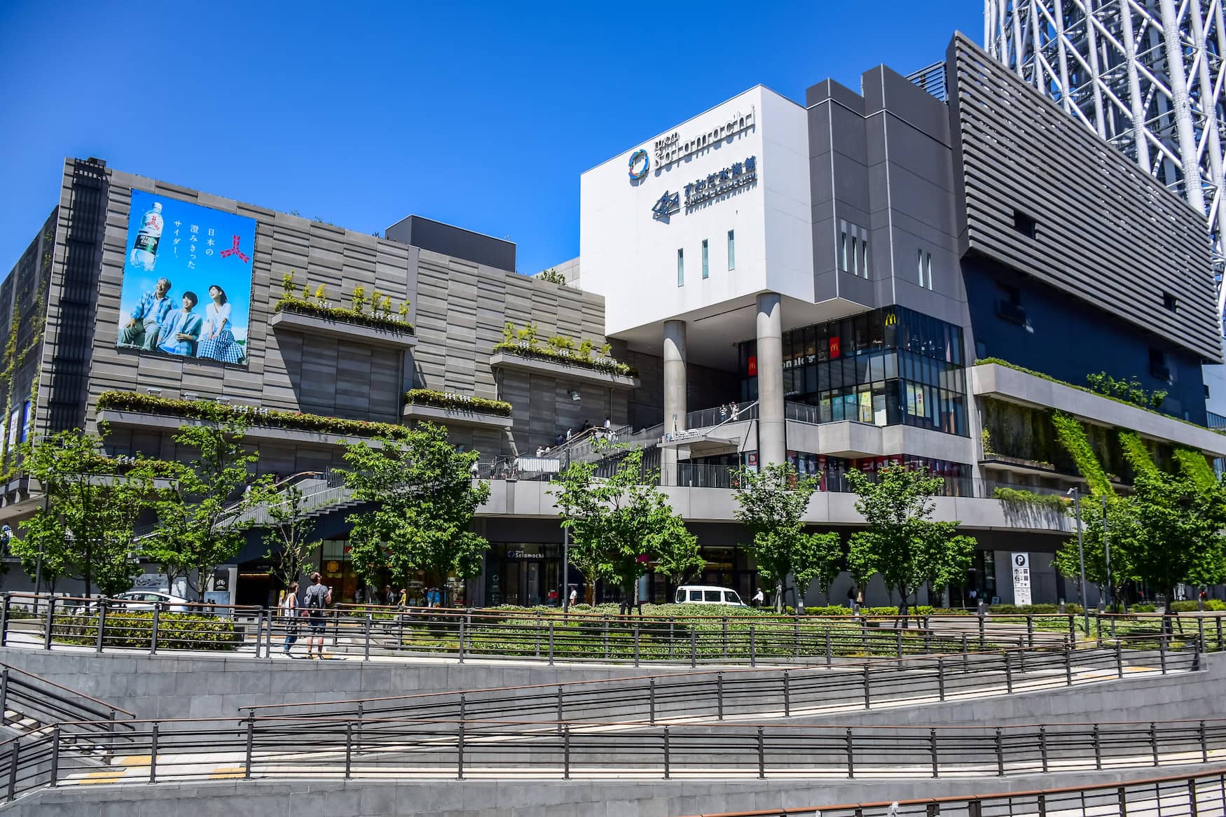 Solamachi Einkaufszentrum in Tokio mit kostenfreier Aussichtsplattform