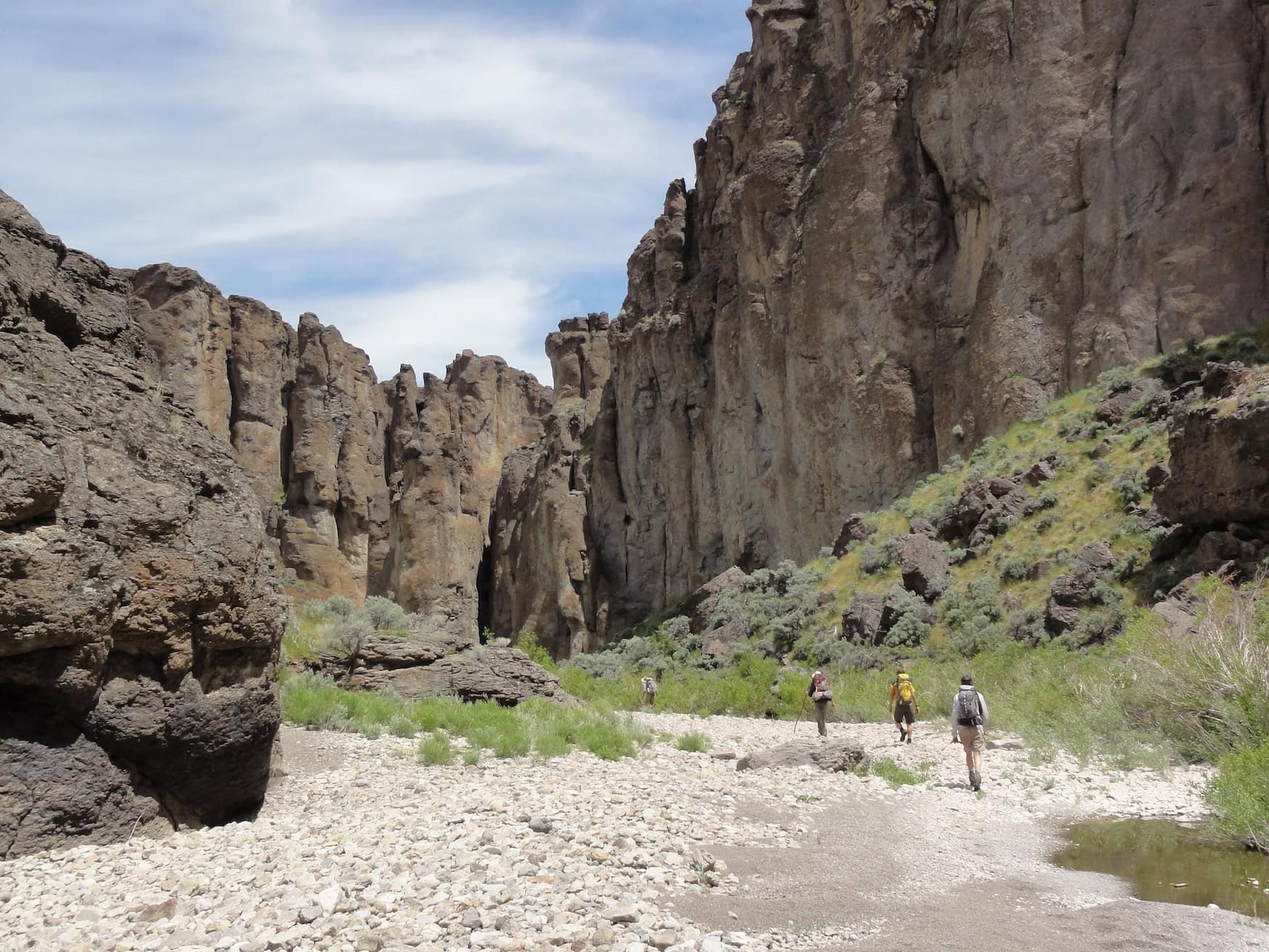 in der Wüste wandern in Oregon