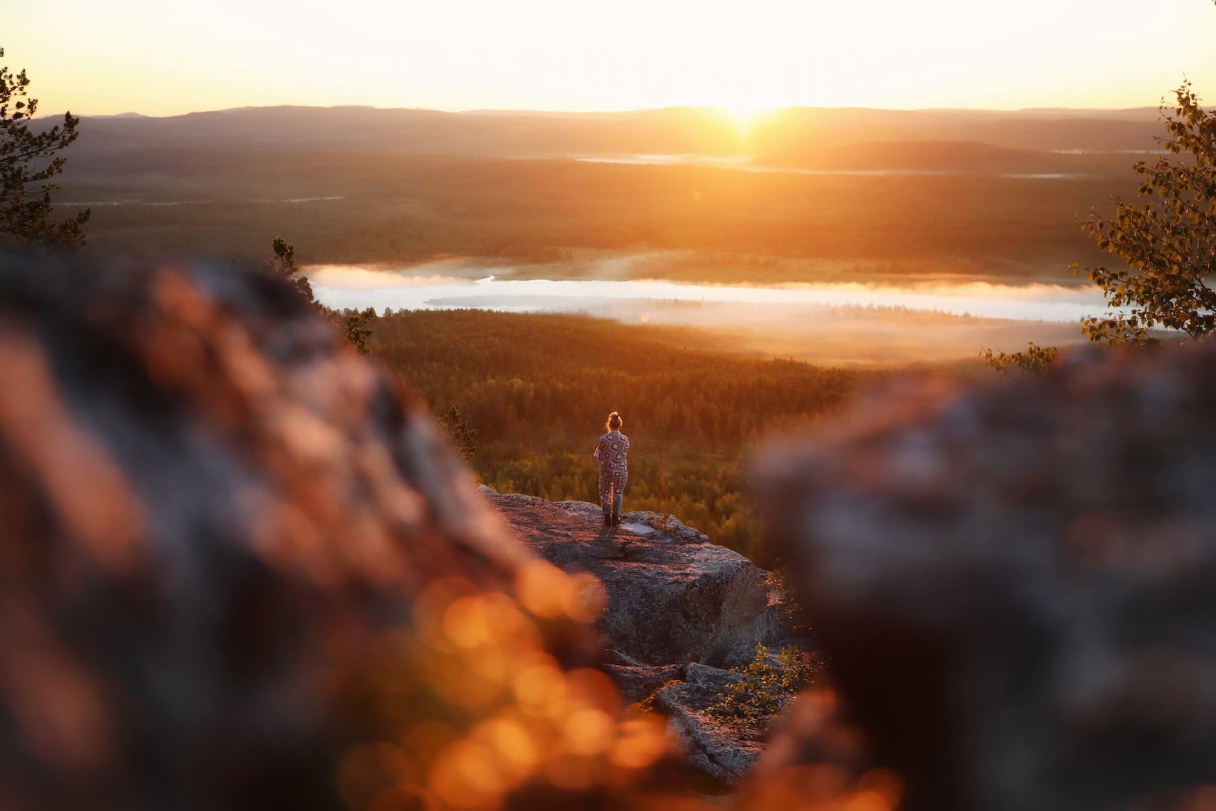 Mitternachtssonne in Ruka-Kuusamo