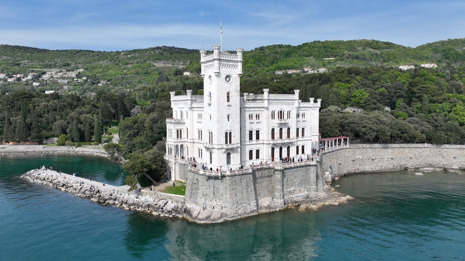 Triest Sehenswürdigkeiten: das Castello di Miramare