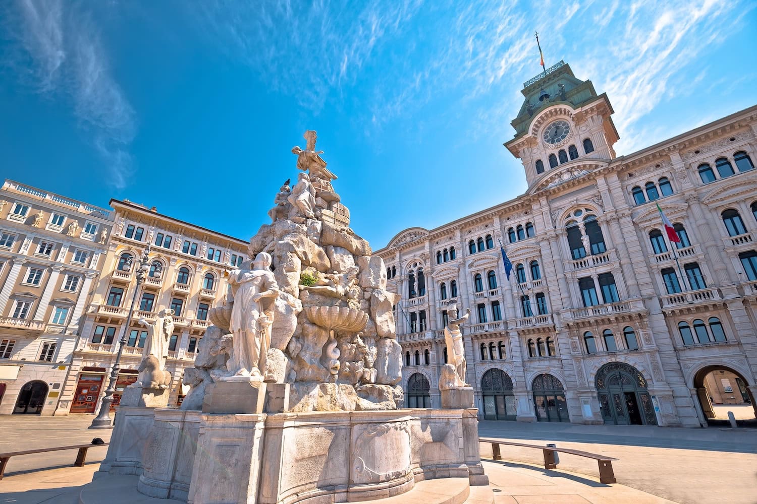 Der Piazza Unità d’Italia in Triest