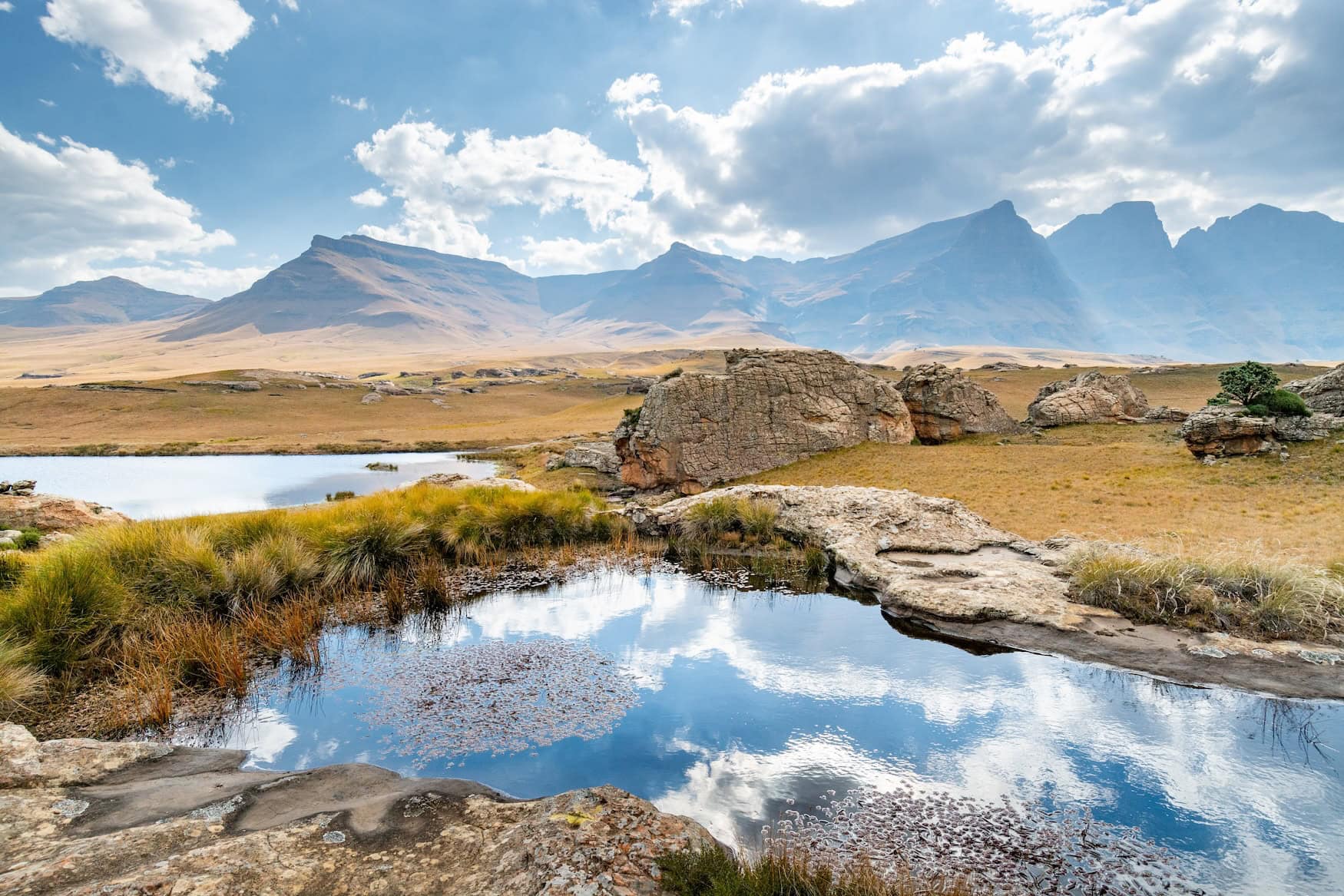 Der Sehlabathebe-Nationalpark in Lesotho.