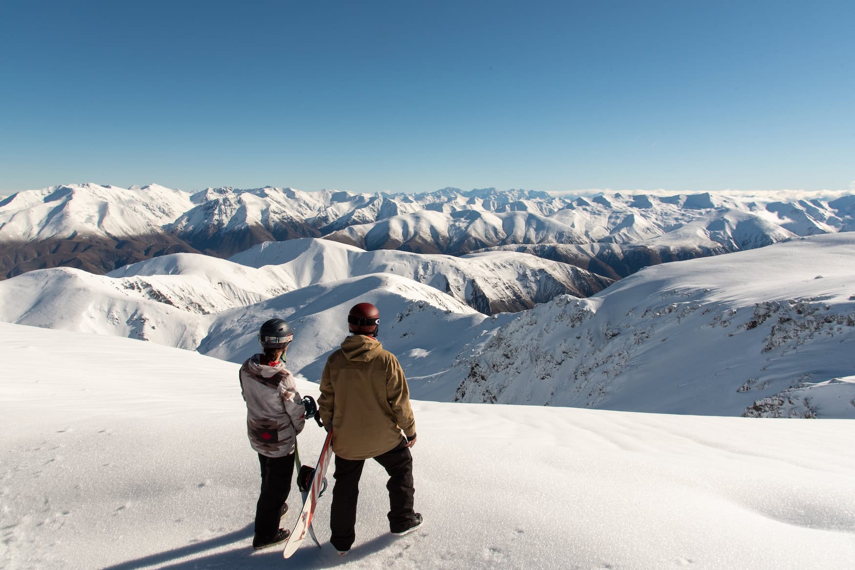 Skifahren am Mount Hutt