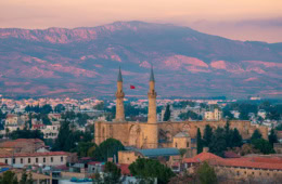 Blick auf Nikosia, die Hauptstadt von Zypern.