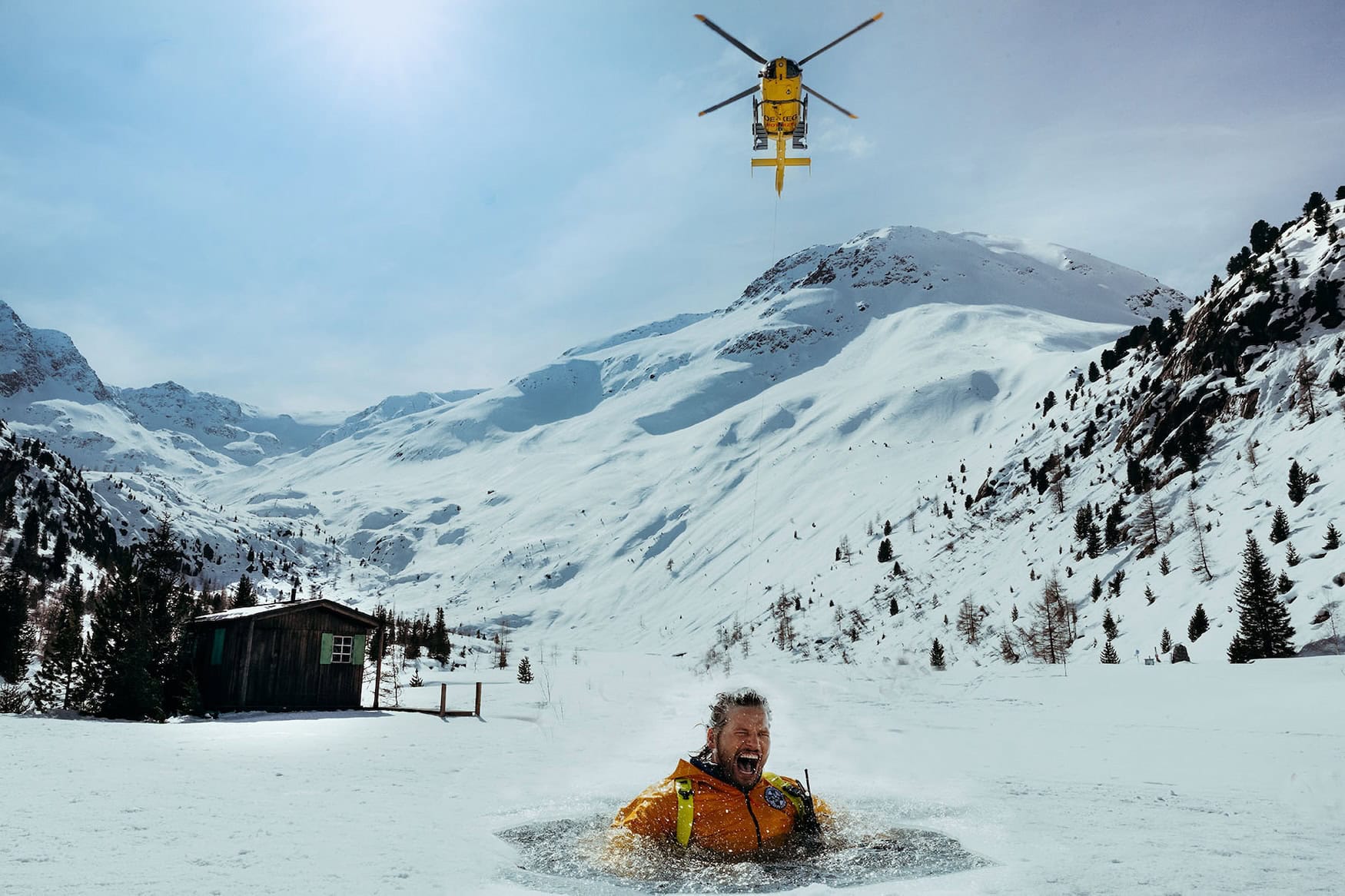 Dreharbeiten im Kaunertal in Tirol