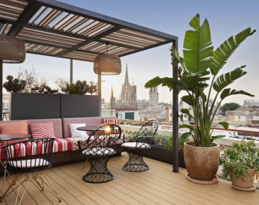 Rooftop in Barcelona