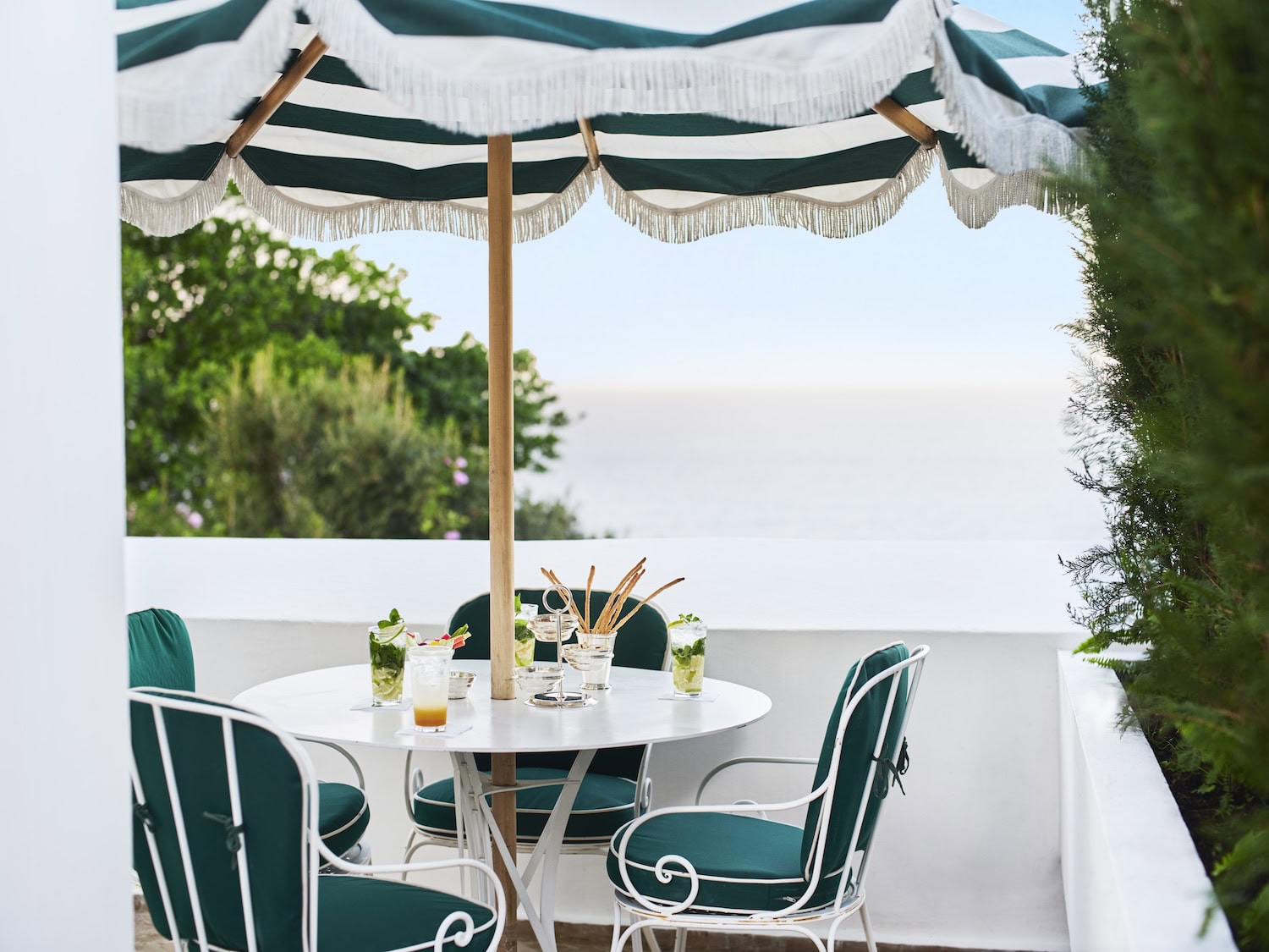 Rooftop-Bar in der Villa Mabrouka