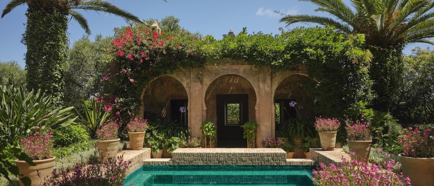 Pool in der Villa Mabrouka in Marokko