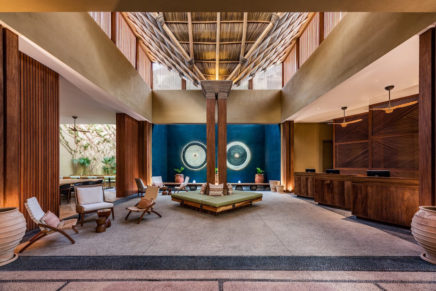 Lobby im Hotel in Mexiko