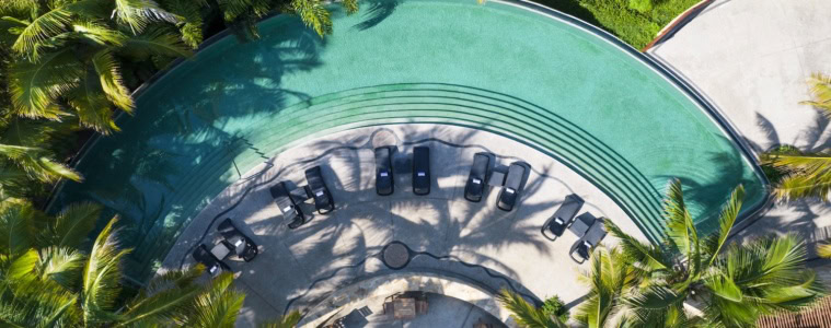 Poollandschaft im Riviera Nayarit