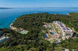 Luftaufnahme vom Arba Resort in Kroatien