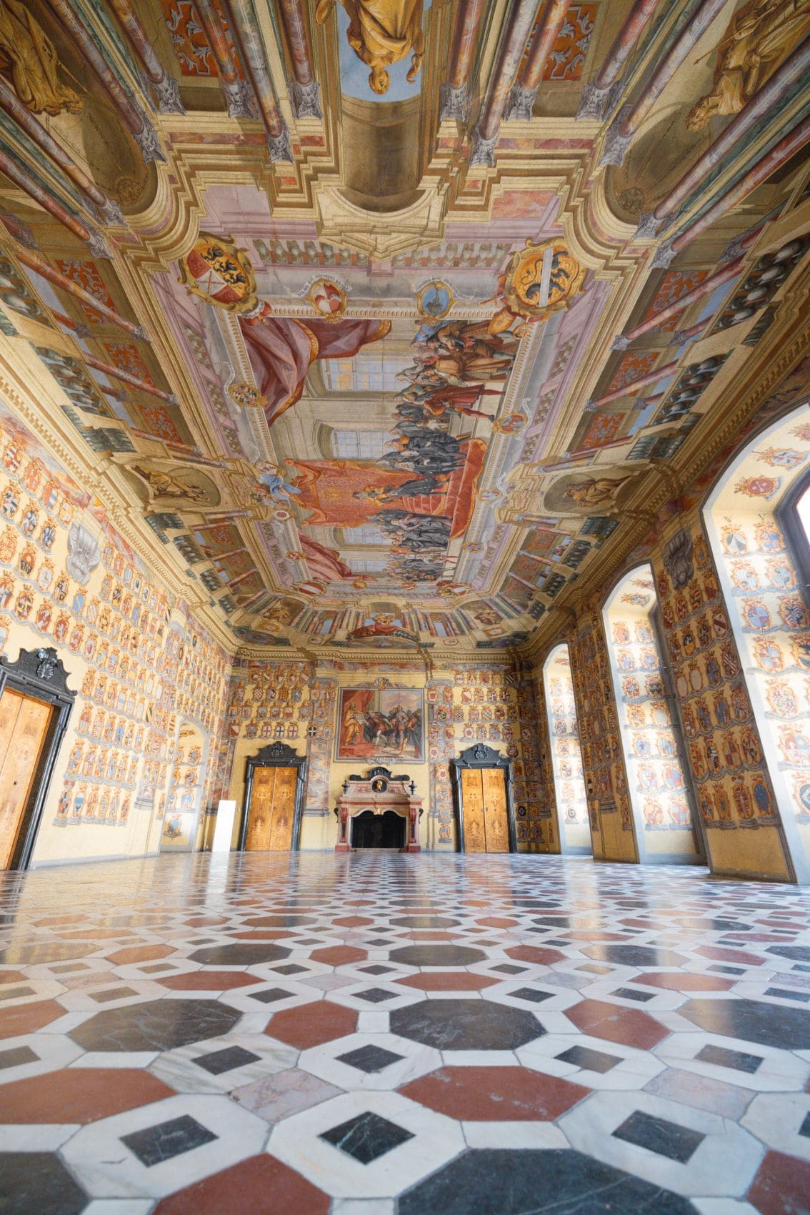 Wappensaal im Landhaus Klagenfurt 