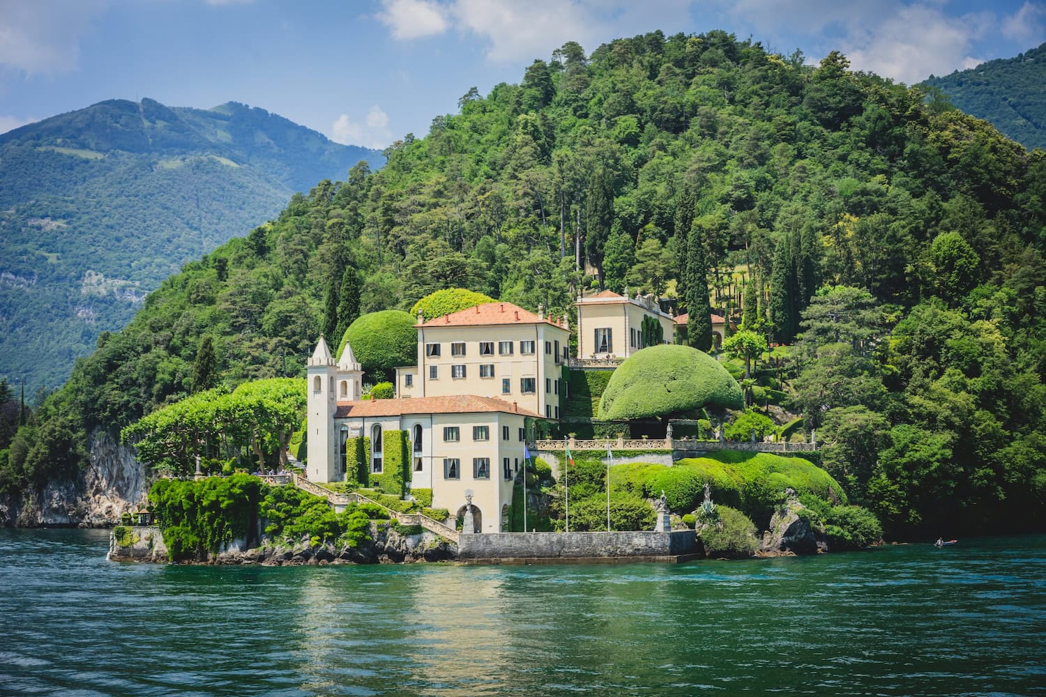 die Villa Balbianello am Comer See