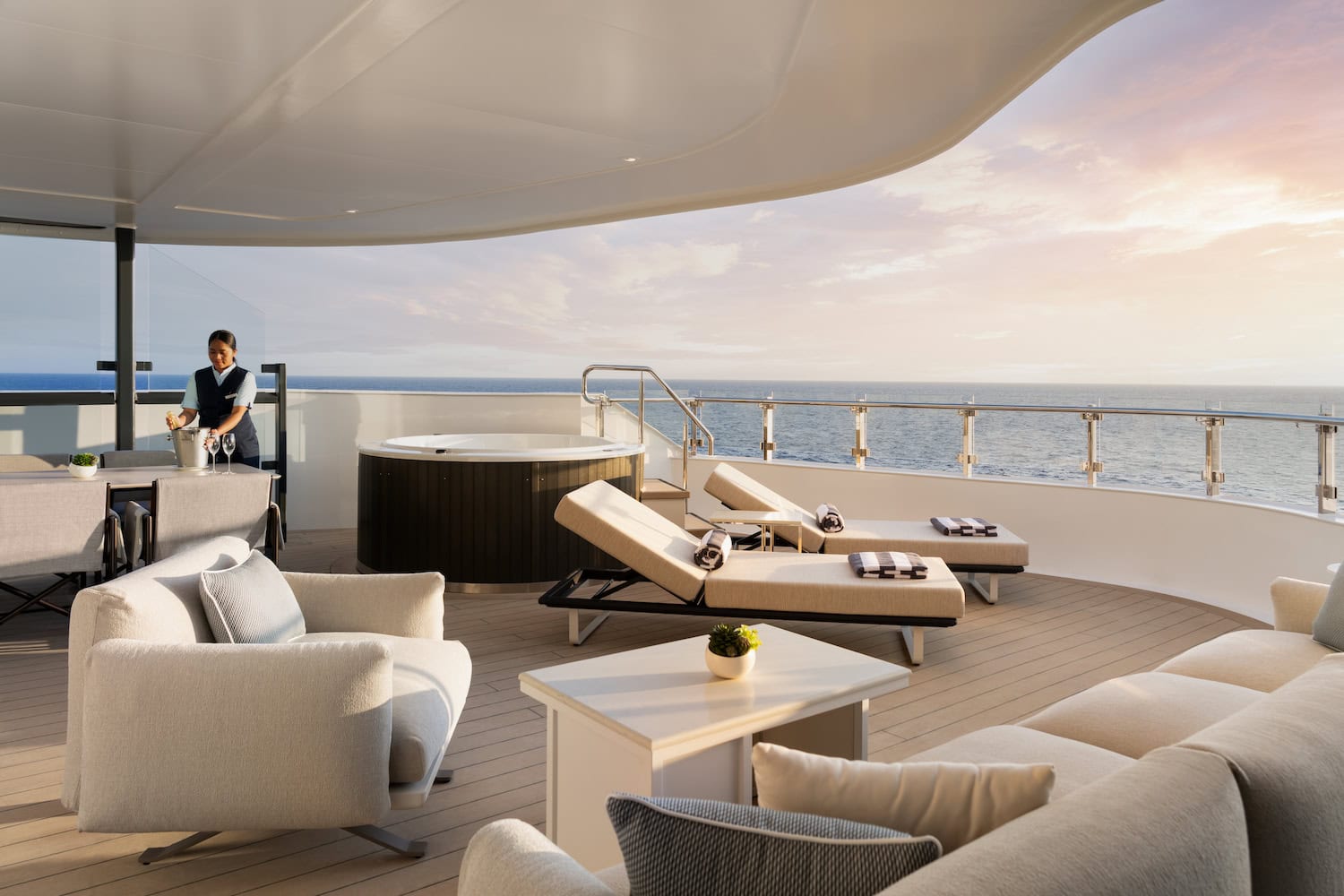 Suite auf der Ritz-Carlton Yacht Ilma