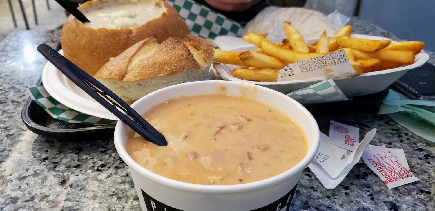 Chowder im Pike Place auf dem Pike Markt