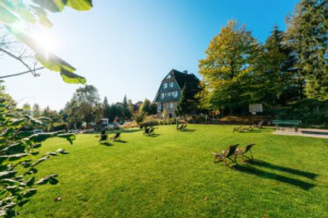 The Hearts Hotel im Harz von außen, unser Hotel der Woche im Podcast