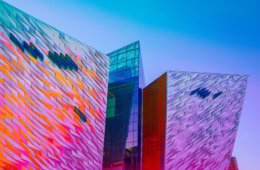 Das Titanic Belfast Museum.