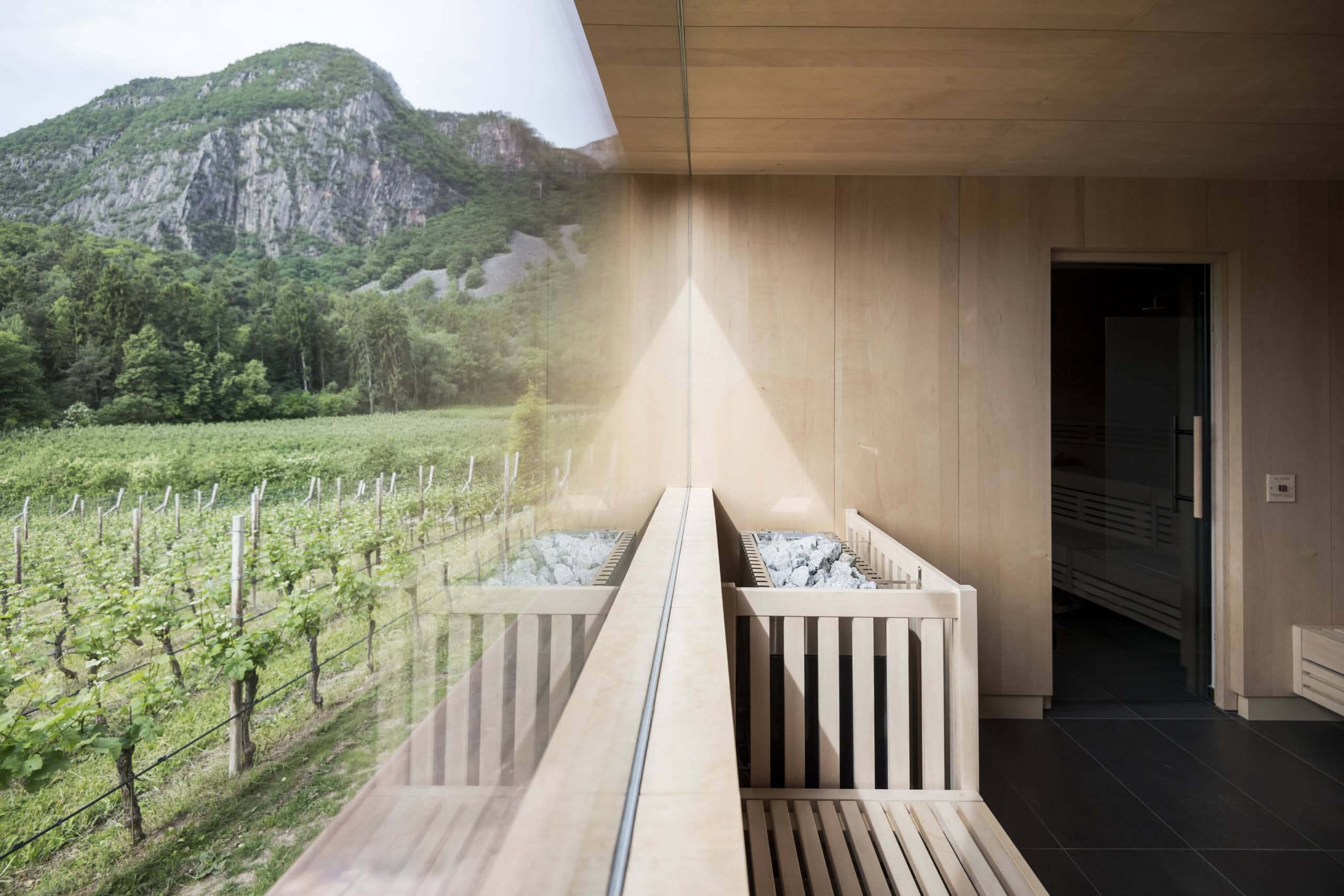 Sauna im Hotel Weingut Stroblhof