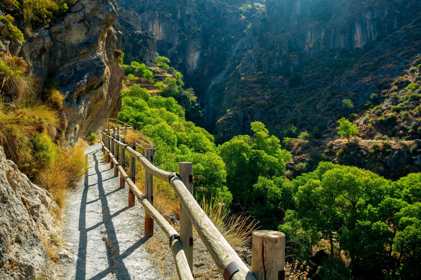 Bergwanderweg Los Cahorros de Monachil bei Granada,