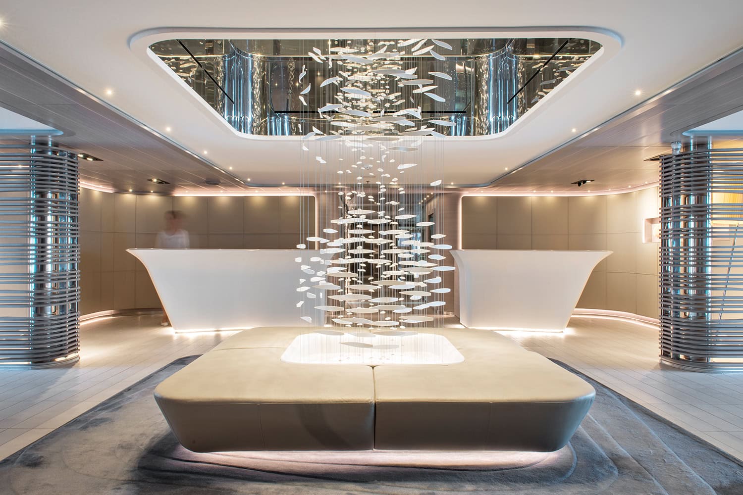 Elegantes Design auf den Schiffen von PONANT