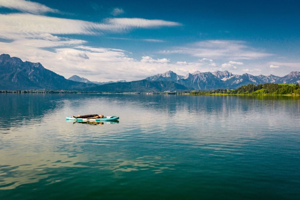 Yoga mit Franzi Thurm am Forggensee
