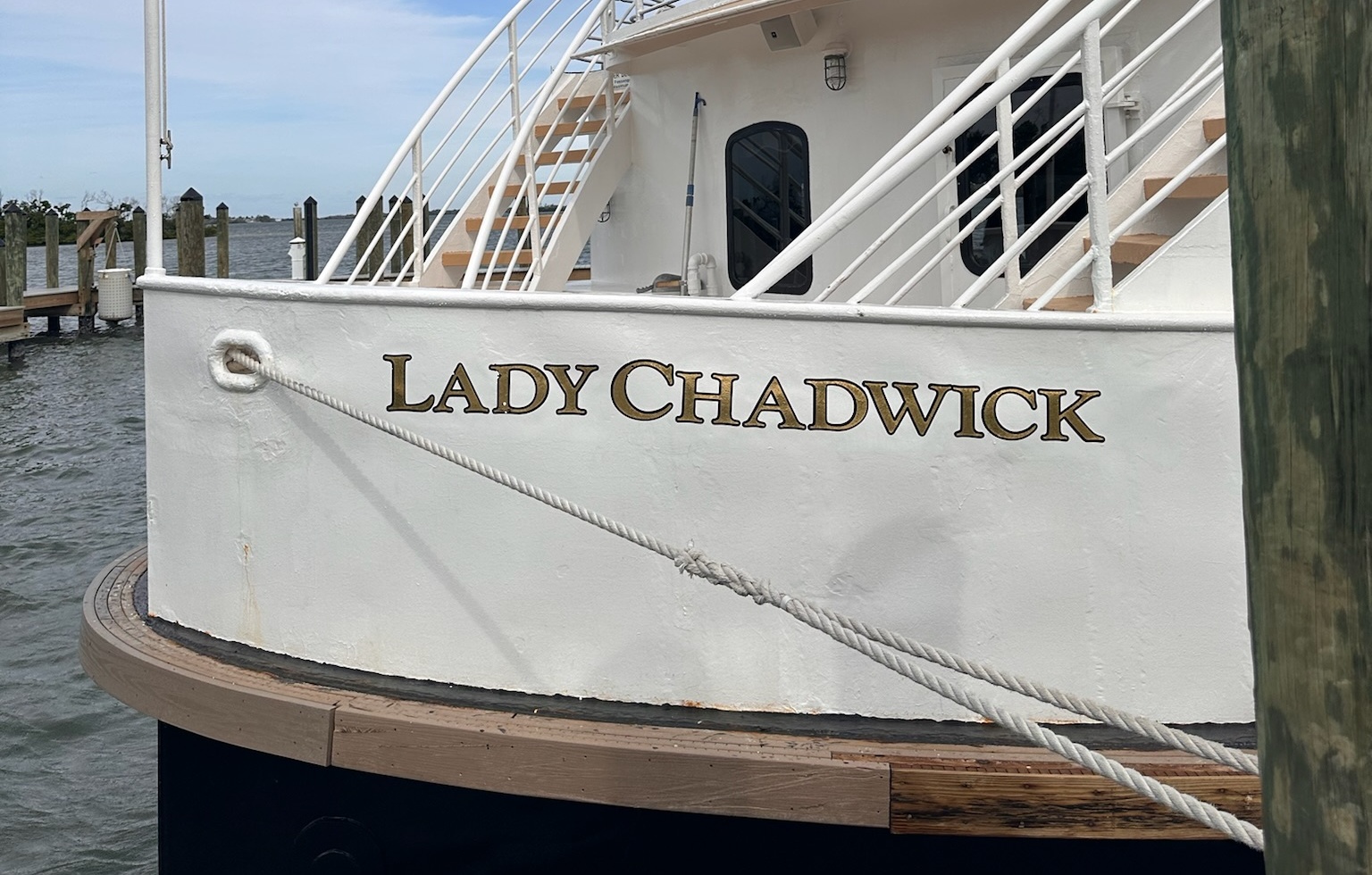 Das Boot Lady Chadwick.