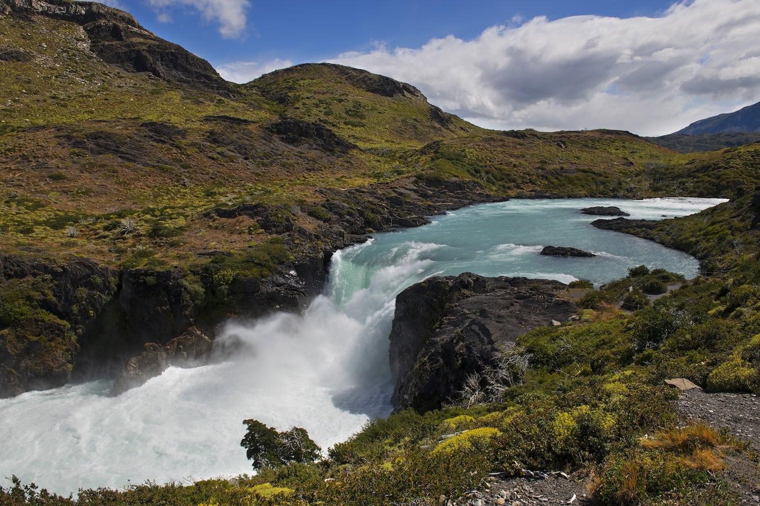 Der Wasserfall Salto Grande