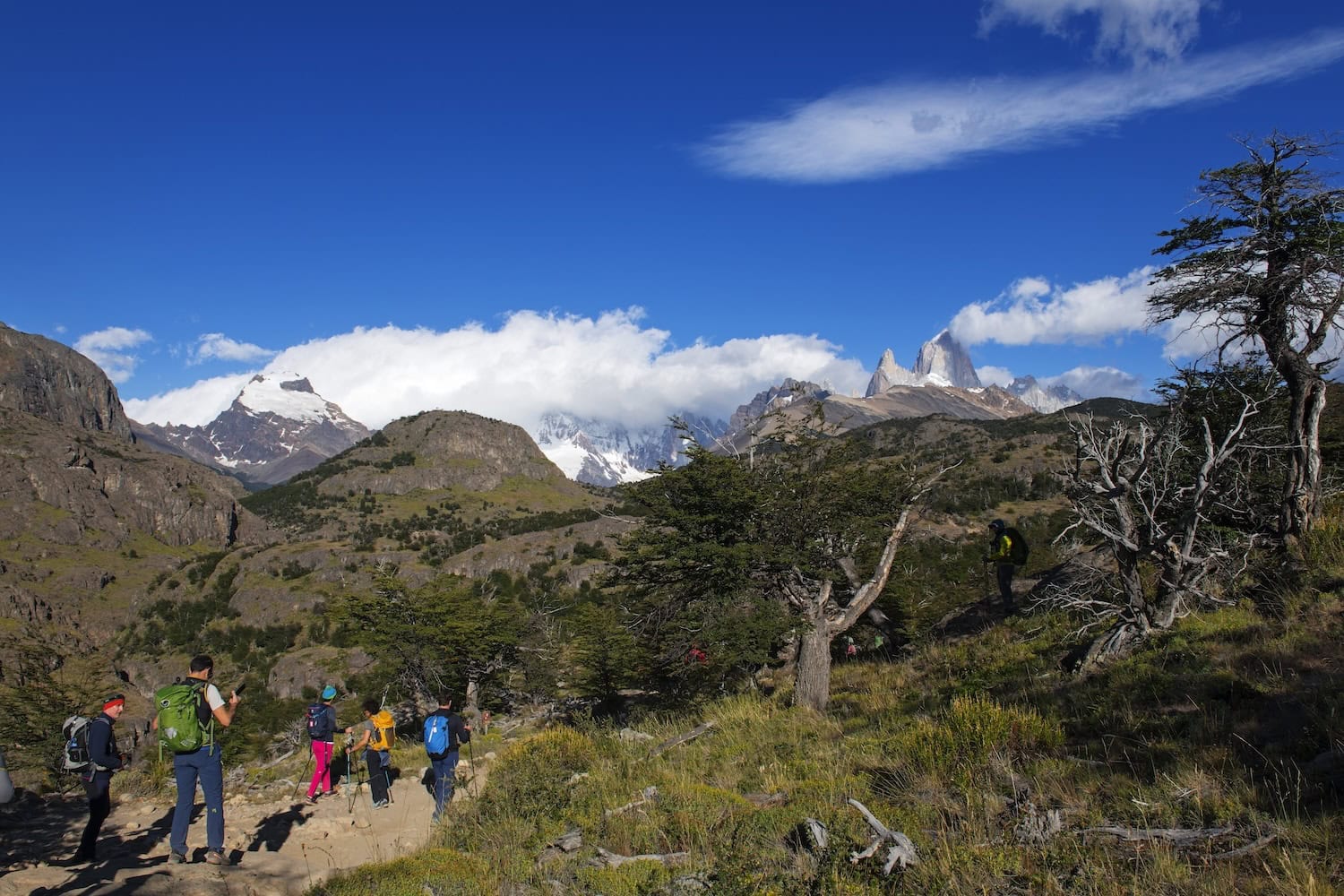 Wandern im Nationalpark in Chile
