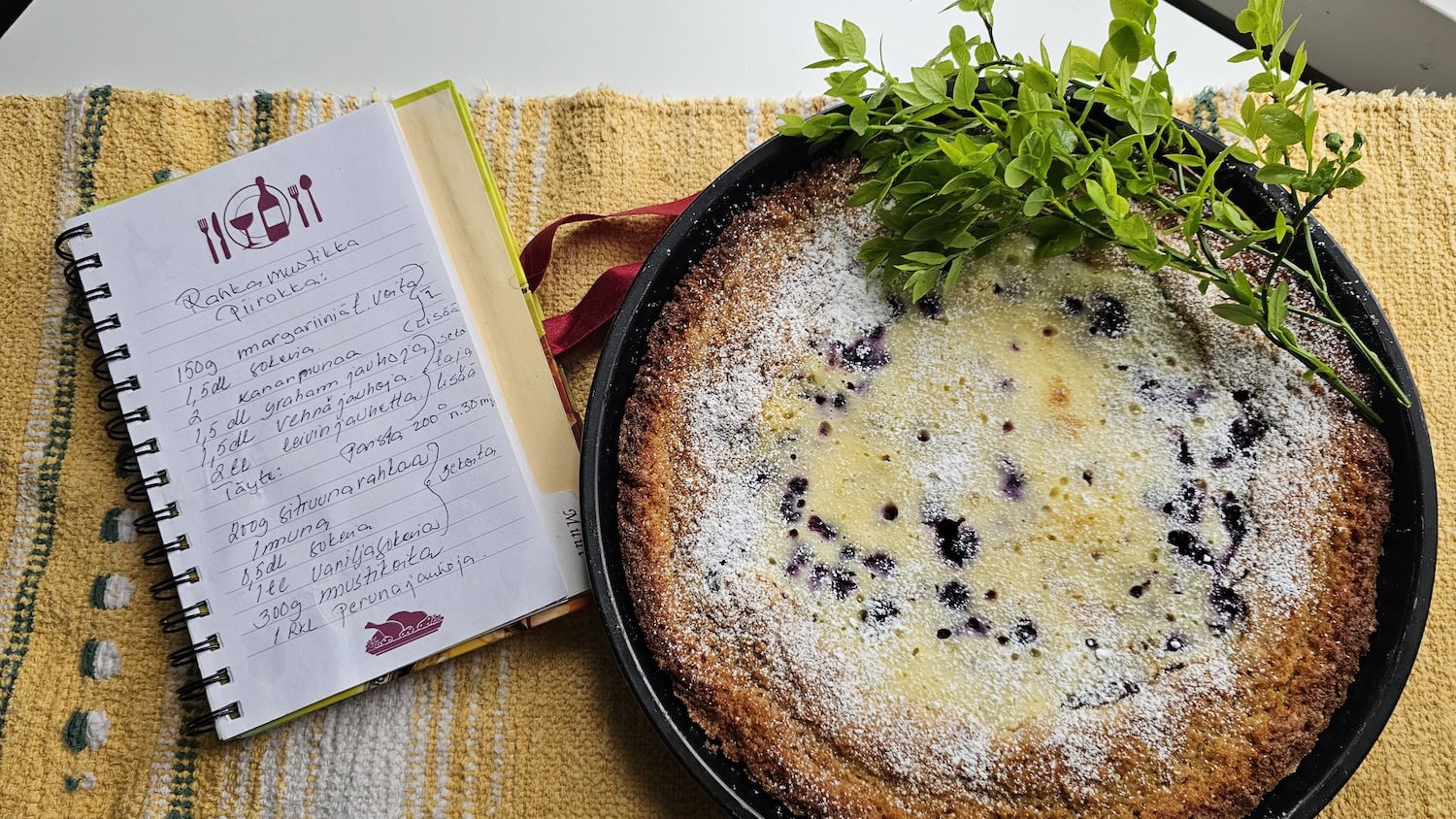 Blaubeerkuchen mit Rezept