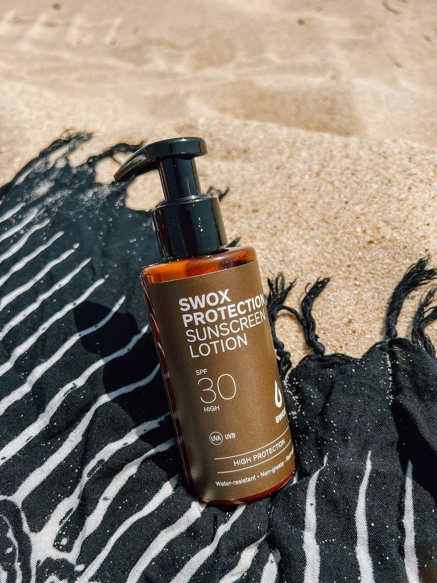 Sonnenschutz am Strand