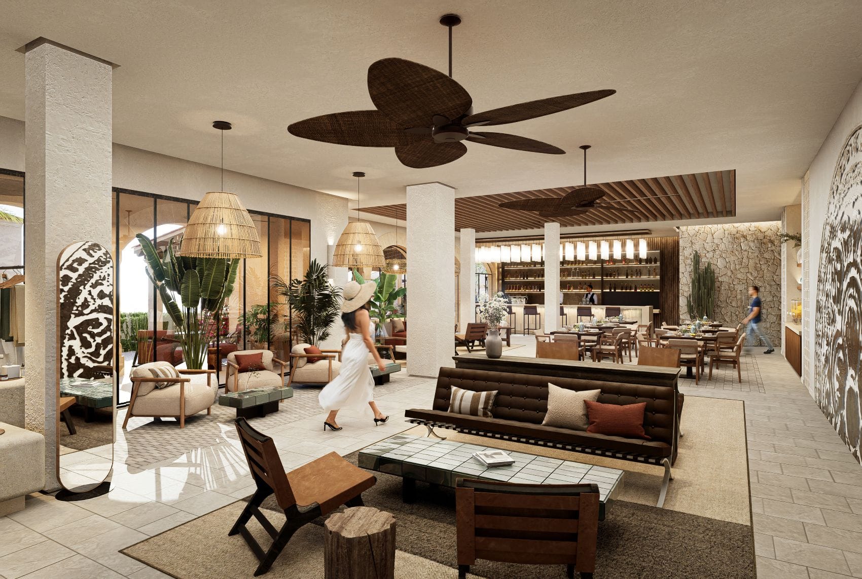 Lobby im Hotel Purobeach Santa Ponsa auf Mallorca