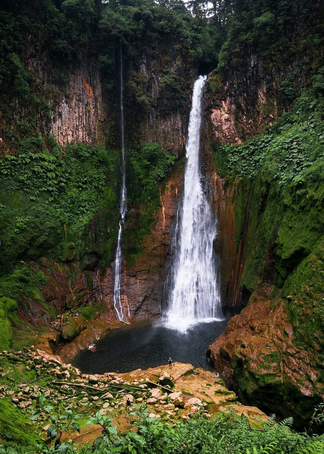Der Wasserfall Catarata Bajos del Toro in Costa Rica 