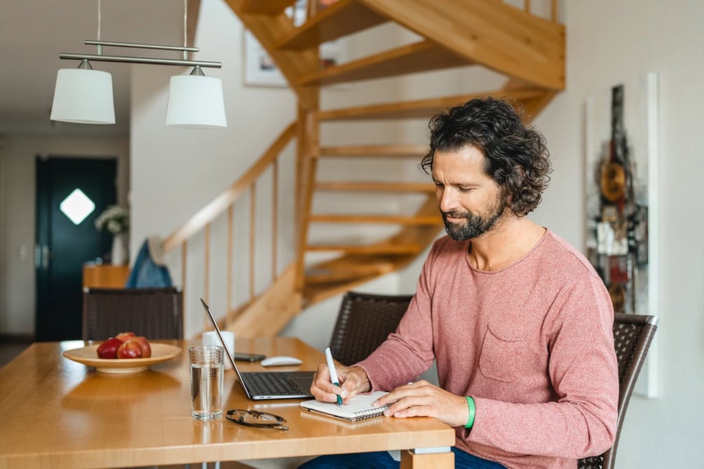 Homeoffice im Ferienhaus. Das nennt man Workation auf Poel. I Foto: TMV/ Gross