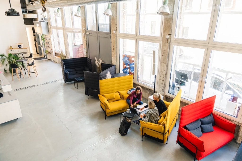 Co-Working-Space gibt es auch in Wismar. Der InnovationPort macht sogar Meetings möglich! I Foto: TMV/Gross