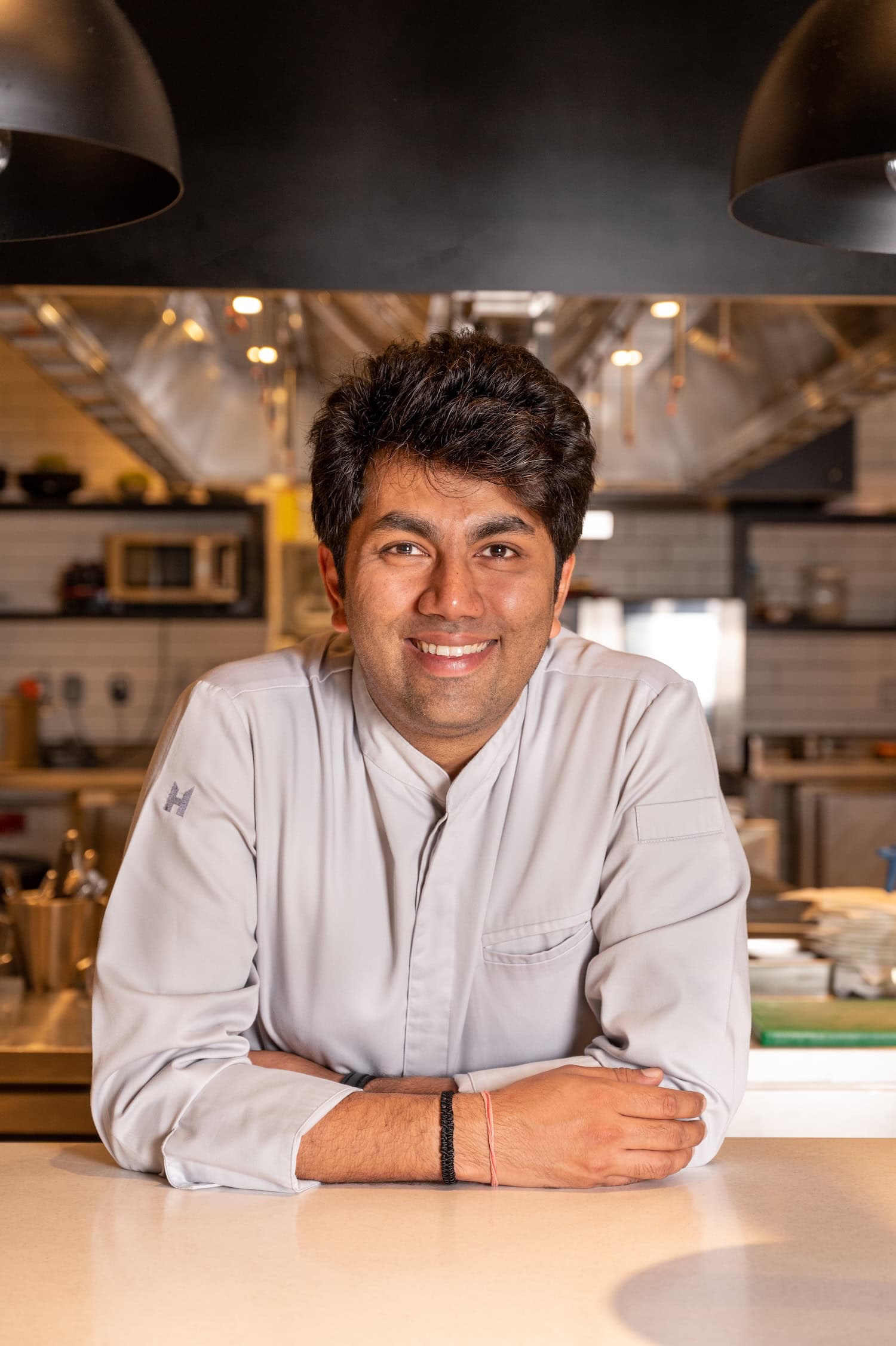 Chef Saini im Restaurant Tresind Studio