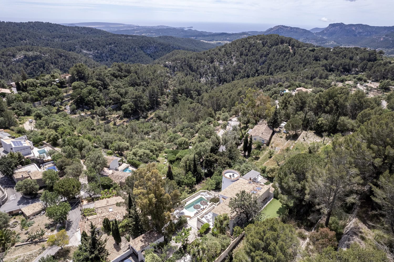 Die Finca Bella Roca liegt im Weltkulturerbe Serra de Tramuntana mit einer phänomenalem Aussicht 