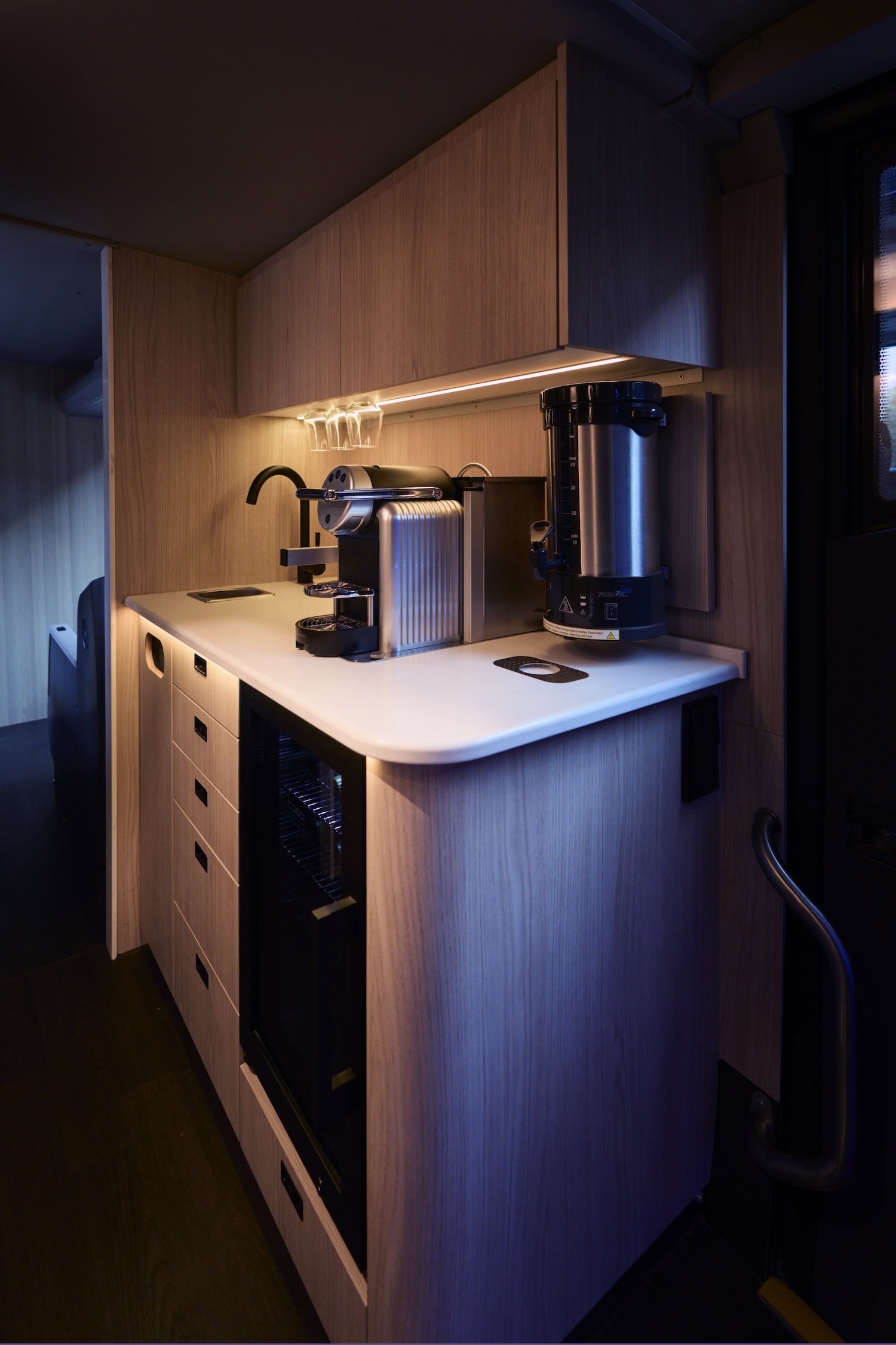 Snackbar im Twiliner Nachtbus