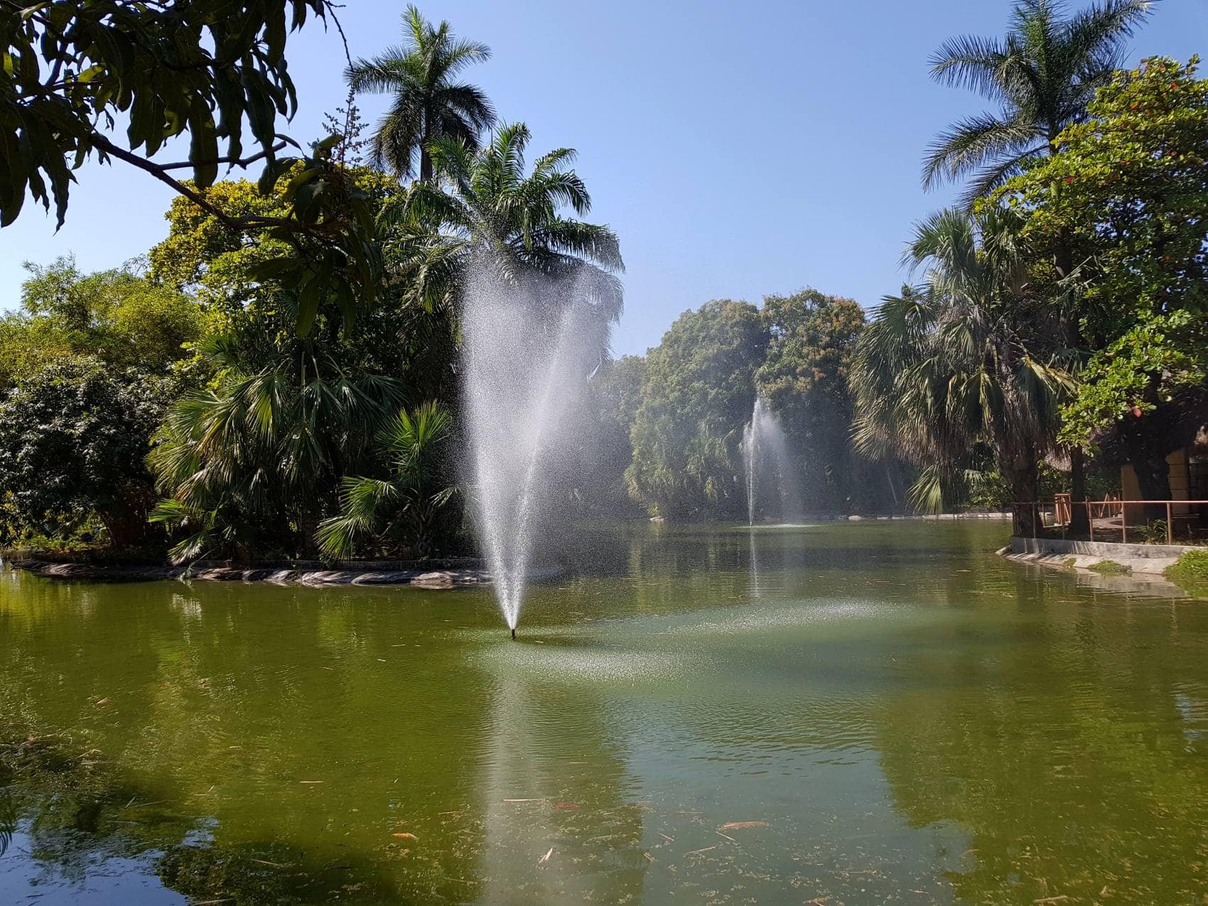 Springbrunnen im Papagayo-Park in Acapulco 