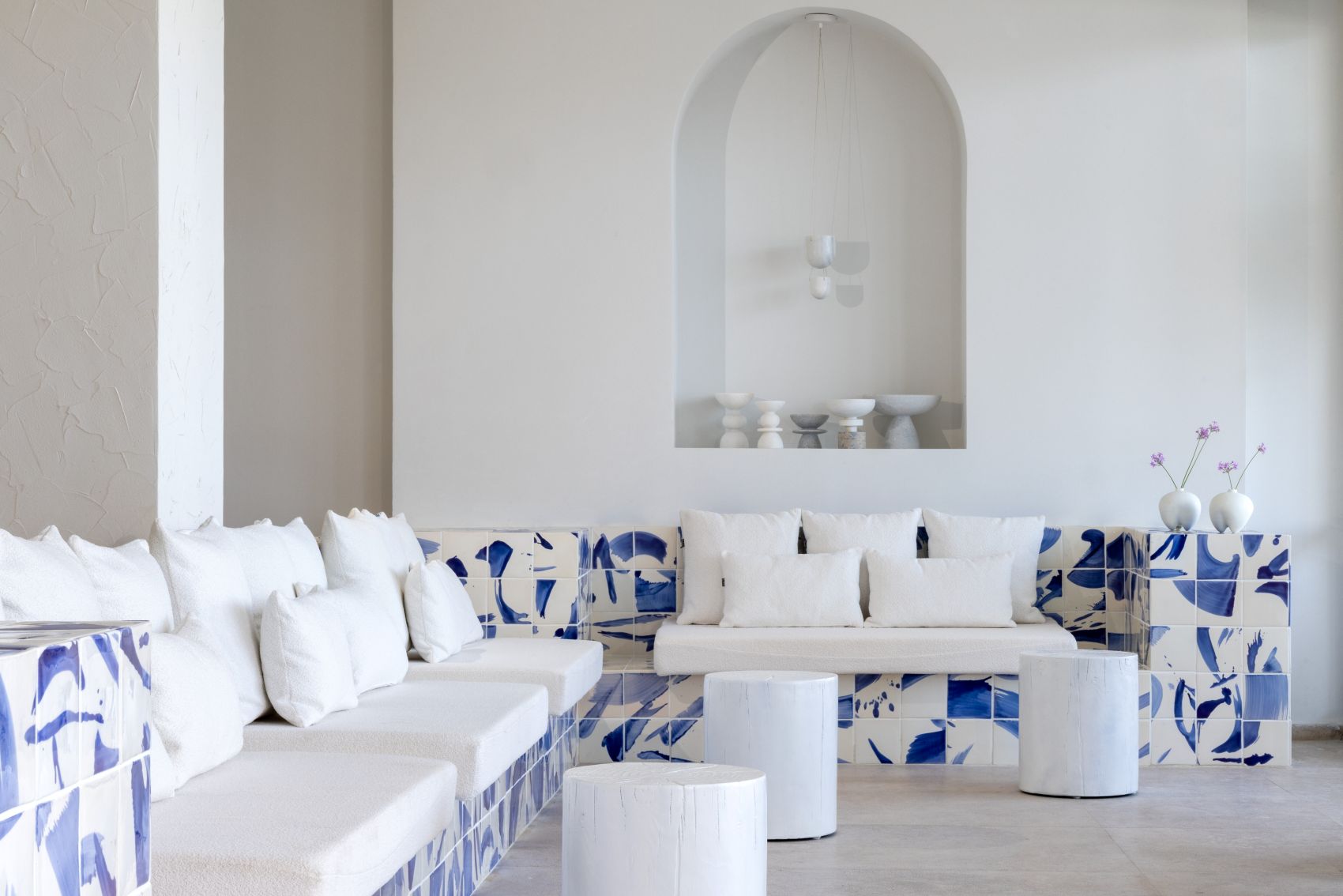 Lobby im Hotel Patmos Aktis 