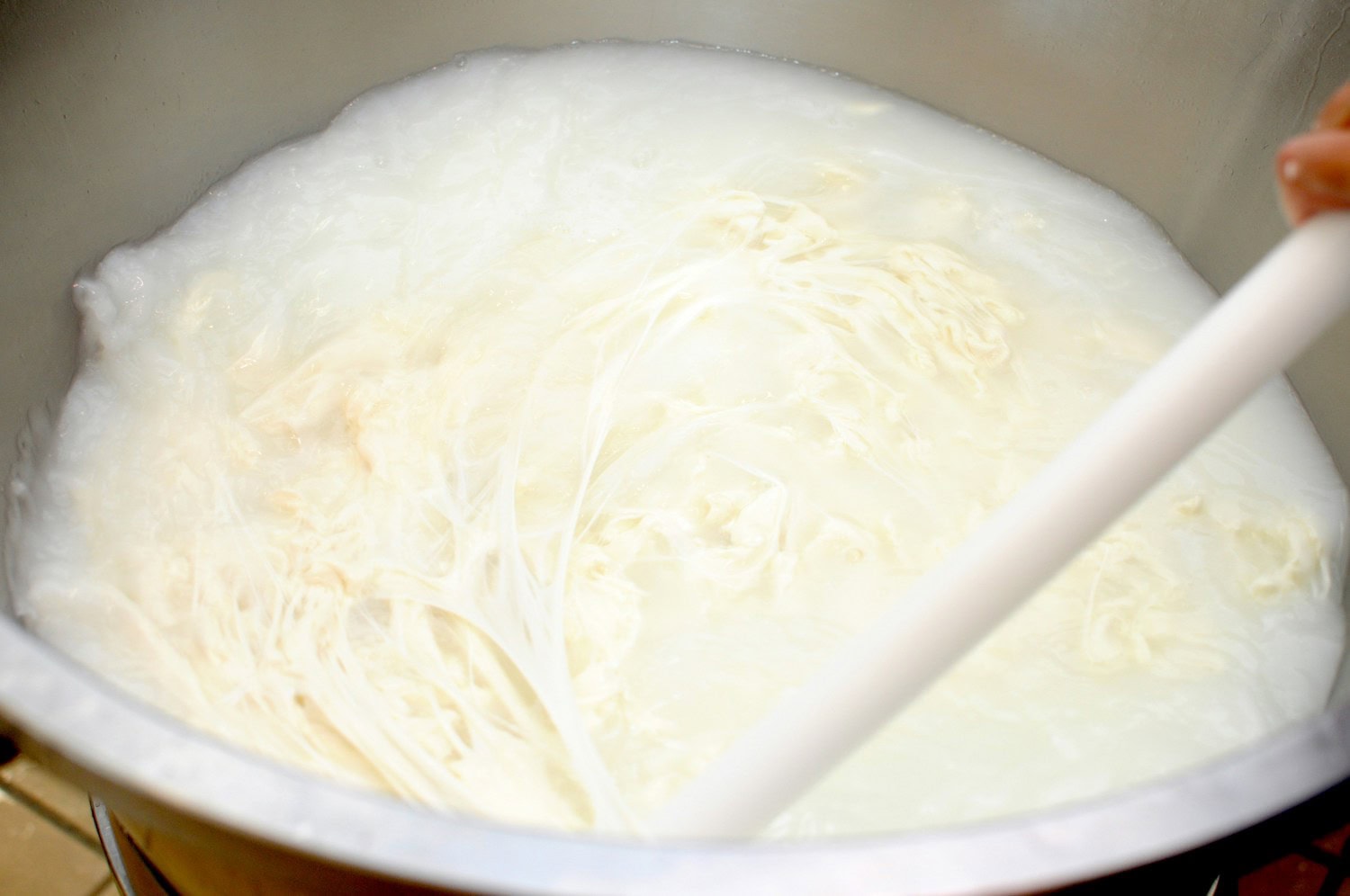 Creme Glacee in einem Topf