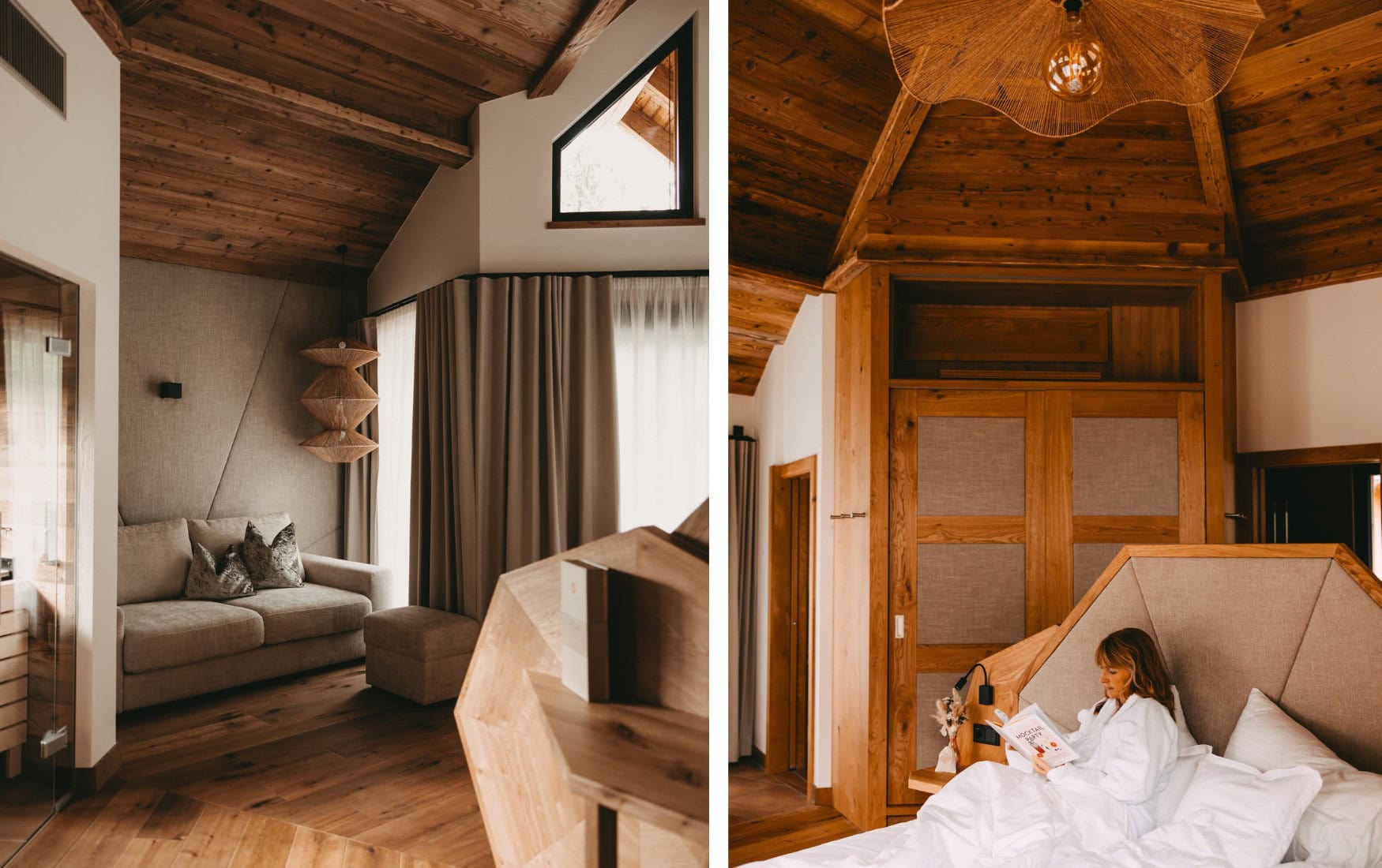 Interior im ROHO Rosenhof in der Steiermark