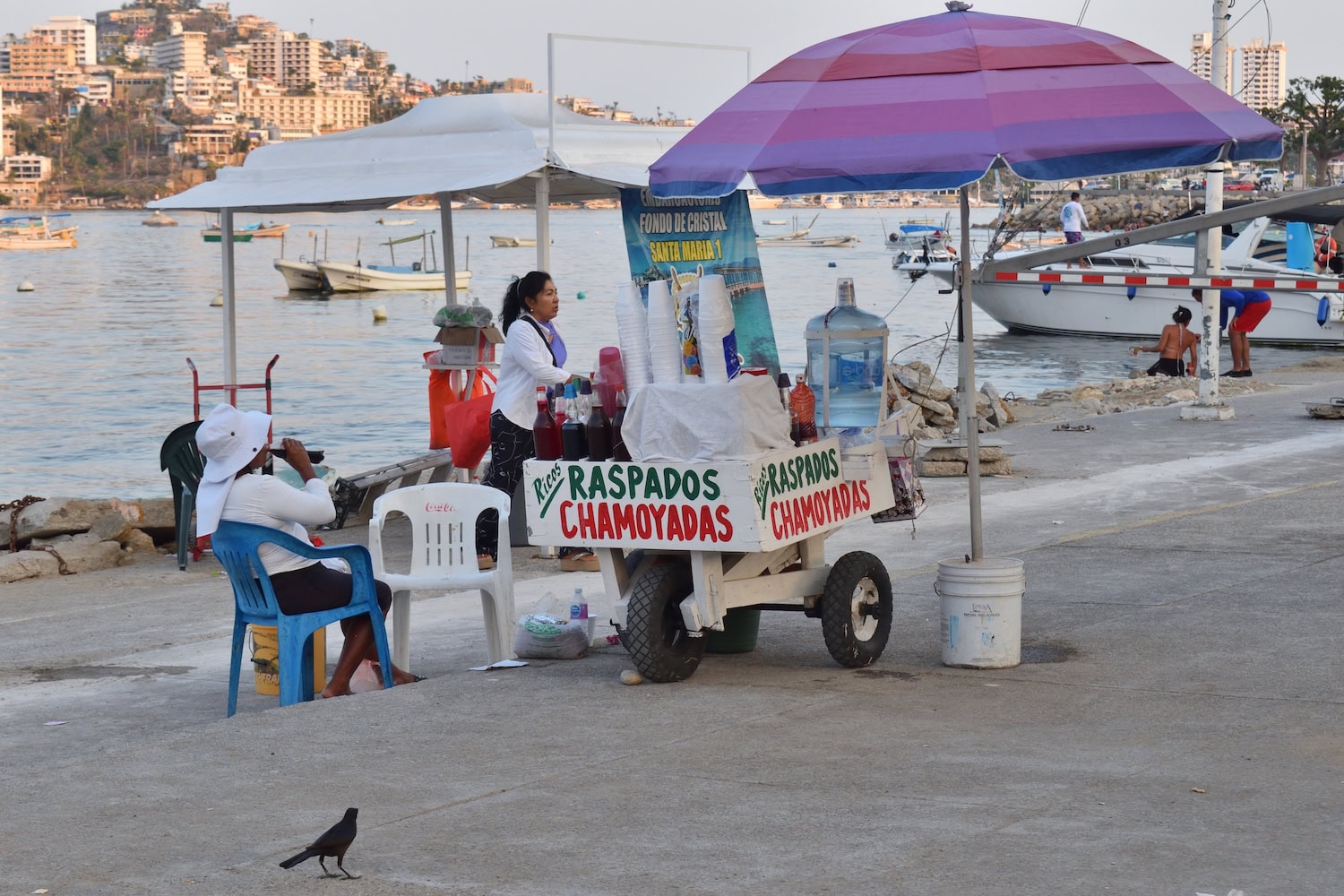 Raspado Streetfood-Stand in Mexiko