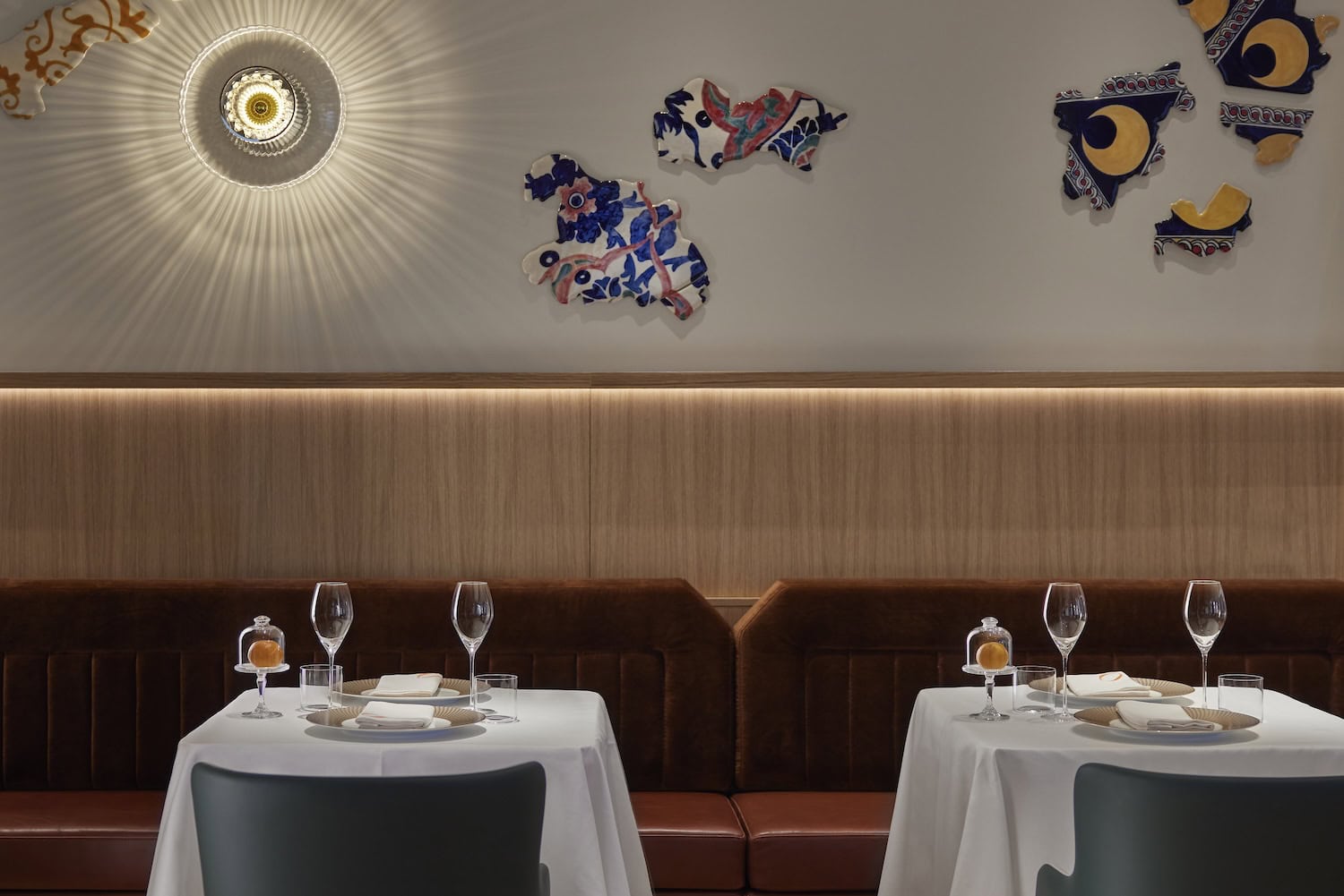 gedeckte Tische im Orsini Restaurant