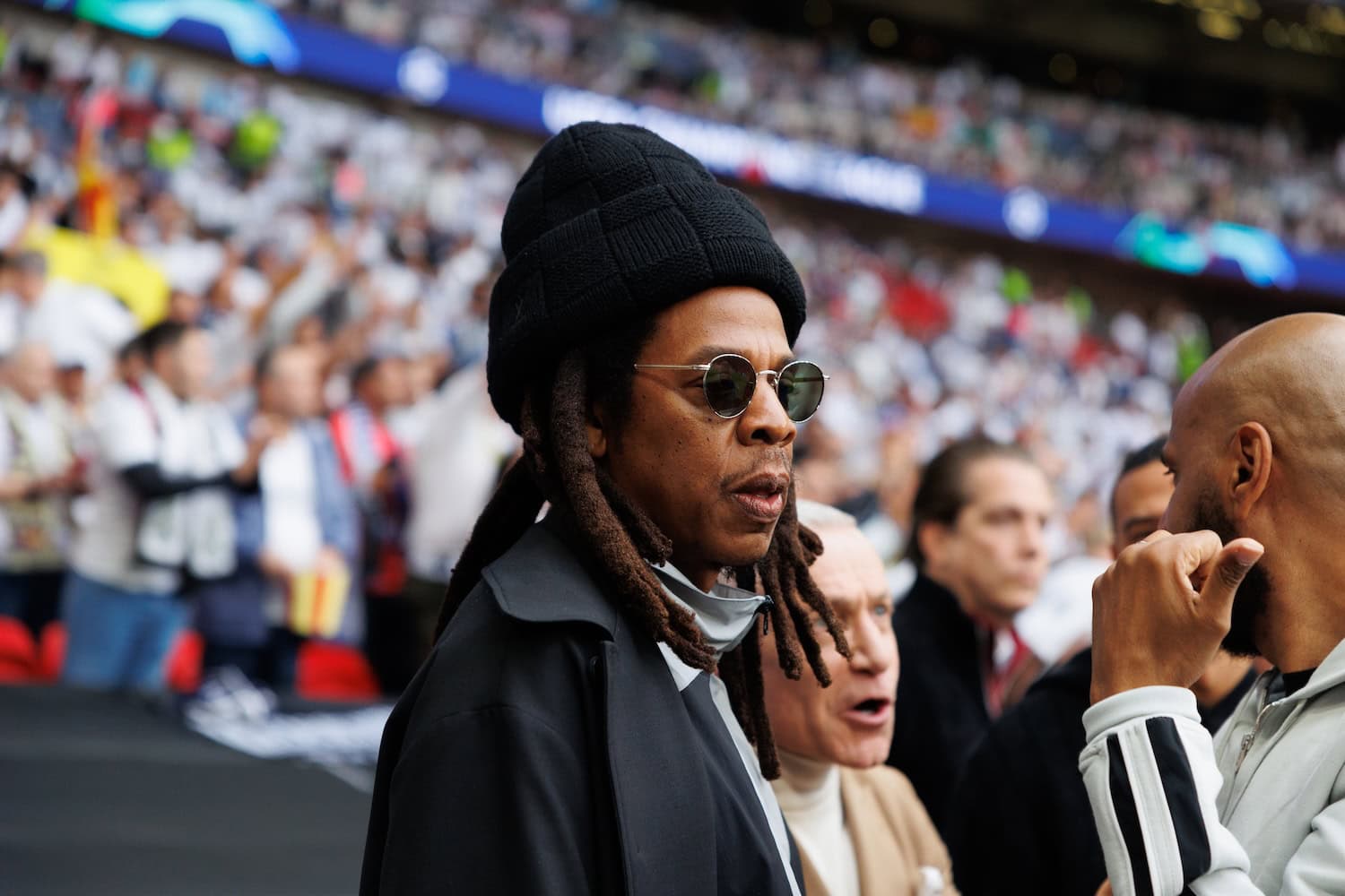 Jay Z bei einem Event im Stadion