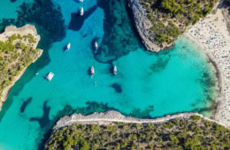 Eine Bucht auf Mallorca.